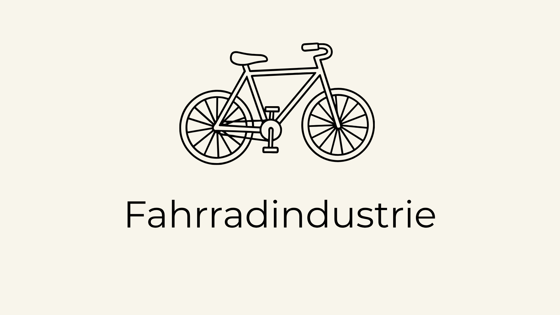 Fahrradindustrie