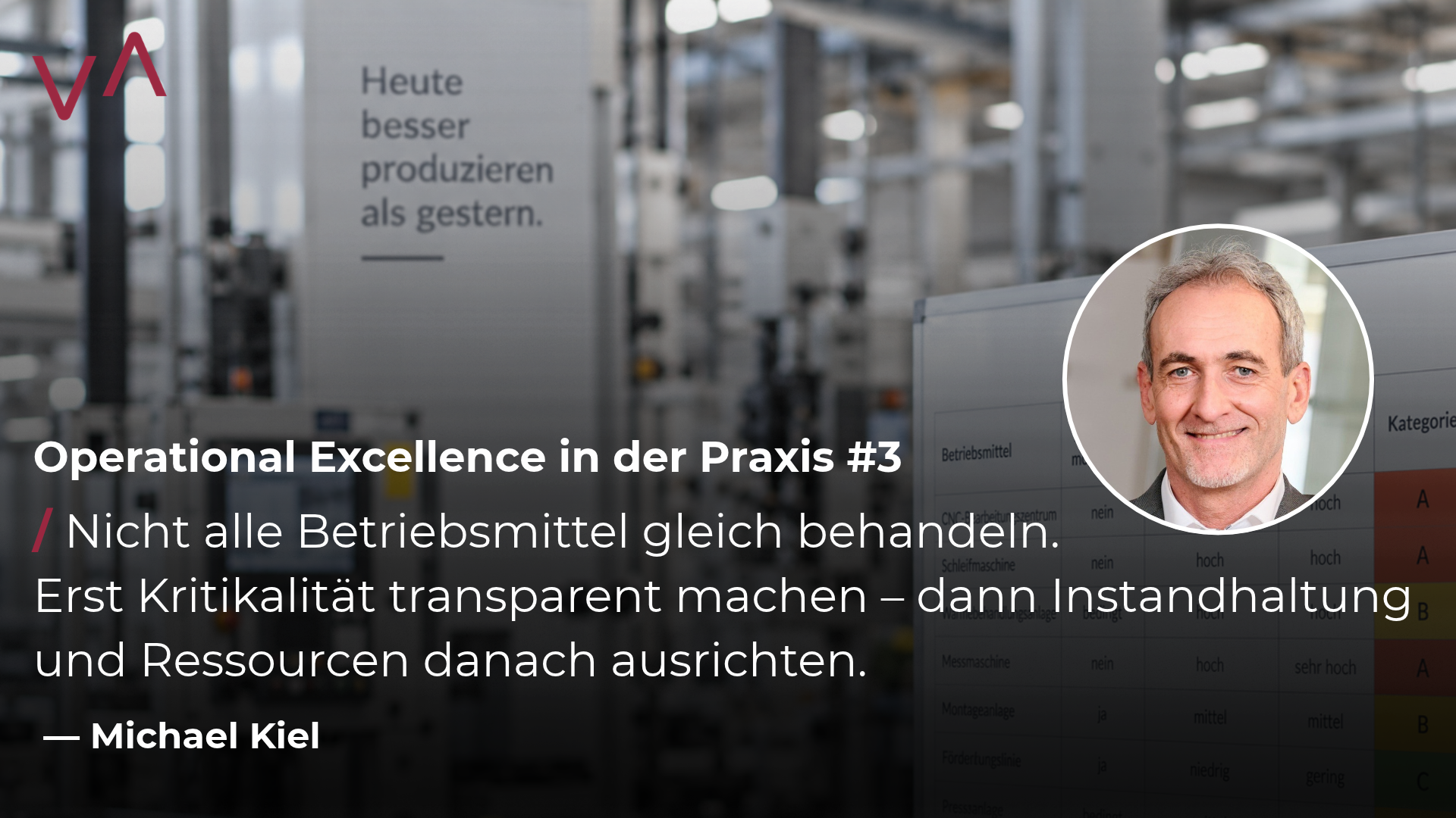 Operational Excellence in der Praxis #3